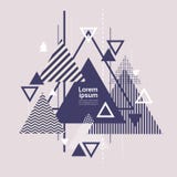 Abstracte Art Background With Modern Geometric-Elementen Stock Afbeelding Abstracte Art Background With Modern Geometric-Elementen Stock Afbeelding