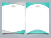 Abstracte creatieve het malplaatje lichtblauwe kleur Duitsland van het briefhoofdontwerp stock illustratie Abstracte creatieve het malplaatje lichtblauwe kleur Duitsland van het briefhoofdontwerp stock illustratie
