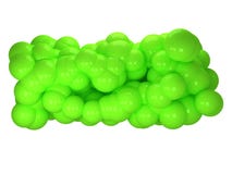 Abstracte 3D achtergrond met groene bellen vector illustratie Abstracte 3D achtergrond met groene bellen vector illustratie
