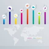 Abstracte 3D digitale illustratie Infographic vector illustratie Abstracte 3D digitale illustratie Infographic vector illustratie