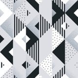 Abstracte geometrische zilveren patroonachtergrond van vierkant en driehoekselementen voor modern in ontwerpmalplaatje Vectormeet stock illustratie Abstracte geometrische zilveren patroonachtergrond van vierkant en driehoekselementen voor modern in ontwerpmalplaatje Vectormeet stock illustratie