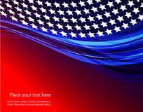 Abstracte illustratie van Amerikaanse vlag vector illustratie Abstracte illustratie van Amerikaanse vlag vector illustratie
