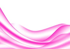 Abstracte Roze Krommen op Witte Achtergrond stock illustratie Abstracte Roze Krommen op Witte Achtergrond stock illustratie