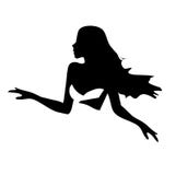 Abstraction WOMAN Silhouette Black Stock Image Abstraction WOMAN Silhouette Black Stock Image