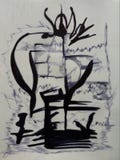 Abstracção Sumário Pintura retrato ilustração do vetor Abstracção Sumário Pintura retrato ilustração do vetor