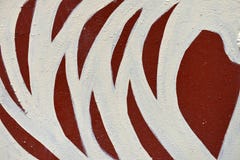 abstraiga el fondo Un fragmento de un muro de cemento rojo con pizca fotografía de archivo libre de regalías abstraiga el fondo Un fragmento de un muro de cemento rojo con pizca fotografía de archivo libre de regalías