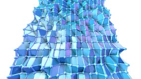 Abstrakcjonistyczna prosta błękitna fiołkowa niska poli- 3D powierzchnia jako cyber tło Miękki geometryczny niski poli- ruchu tło ilustracji Abstrakcjonistyczna prosta błękitna fiołkowa niska poli- 3D powierzchnia jako cyber tło Miękki geometryczny niski poli- ruchu tło ilustracji