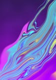 Abstrakcjonistyczne Stubarwne Psychodeliczne krzywy w Rozmytym Purpurowym tle royalty ilustracja Abstrakcjonistyczne Stubarwne Psychodeliczne krzywy w Rozmytym Purpurowym tle royalty ilustracja