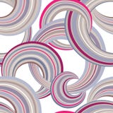 Abstrakcjonistycznego geometrycznego okręgu bezszwowy wzór Bąbla ornamentacyjny tło royalty ilustracja Abstrakcjonistycznego geometrycznego okręgu bezszwowy wzór Bąbla ornamentacyjny tło royalty ilustracja