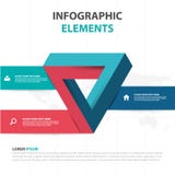 Abstrakcjonistycznego kolorowego trójboka Infographics biznesowi elementy, prezentacja szablonu płaskiego projekta wektorowa ilus ilustracja wektor Abstrakcjonistycznego kolorowego trójboka Infographics biznesowi elementy, prezentacja szablonu płaskiego projekta wektorowa ilus ilustracja wektor