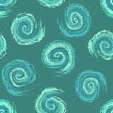Abstrakcjonistyczny bezszwowy wzór spirale ilustracji Abstrakcjonistyczny bezszwowy wzór spirale ilustracji