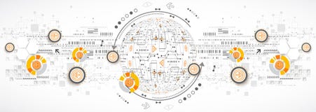 Abstrakcjonistyczny kolor technologii lub nauki tło Abstrakcjonistyczny kolor technologii lub nauki tło