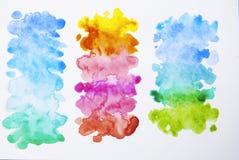 Abstrakt hand dragen vattenfärgbakgrund, illustration Färgrik textur med kopieringsutrymme arkivbilder Abstrakt hand dragen vattenfärgbakgrund, illustration Färgrik textur med kopieringsutrymme arkivbilder