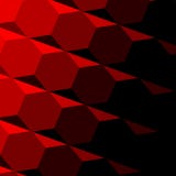 Abstrakt röd geometrisk textur Mörk skugga Teknologibakgrundsmodell Repeatable sexhörningsdesign Digital 3d bild vippning Arkivfoton Abstrakt röd geometrisk textur Mörk skugga Teknologibakgrundsmodell Repeatable sexhörningsdesign Digital 3d bild vippning Arkivfoton