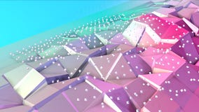Abstrakta enkla blåa rosa låga poly vita kristaller för yttersida 3D och för flyg som matematikmiljö Mjukt geometriskt lågt poly royaltyfri illustrationer Abstrakta enkla blåa rosa låga poly vita kristaller för yttersida 3D och för flyg som matematikmiljö Mjukt geometriskt lågt poly royaltyfri illustrationer