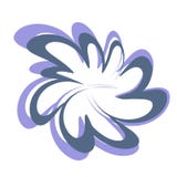 Abstrakte Blumen-Auslegung Clipart vektor abbildung Abstrakte Blumen-Auslegung Clipart vektor abbildung