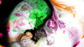 Abstrakte bunte Farben-Tinten-Flüssigkeit explodieren Diffusion Pshychedelic-Explosions-Bewegung stock video Abstrakte bunte Farben-Tinten-Flüssigkeit explodieren Diffusion Pshychedelic-Explosions-Bewegung stock video