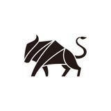 Abstrakte Hauptleopardillustrations-Vektorschablone stock abbildung Abstrakte Hauptleopardillustrations-Vektorschablone stock abbildung