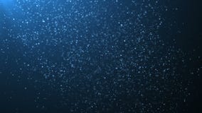 Abstrakter blauer Hintergrund mit hellem bokeh, Kreise, Funkeln Schleifen-Animationen Plankton im Meer stock footage Abstrakter blauer Hintergrund mit hellem bokeh, Kreise, Funkeln Schleifen-Animationen Plankton im Meer stock footage