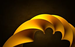 Abstrakter Gegenstand als orange Strudelkurven lizenzfreie abbildung Abstrakter Gegenstand als orange Strudelkurven lizenzfreie abbildung
