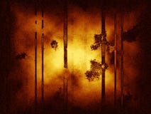Abstrakter grungy Hintergrund mit vertikalen Zeilen, Staub und Geräuschen. lizenzfreie abbildung Abstrakter grungy Hintergrund mit vertikalen Zeilen, Staub und Geräuschen. lizenzfreie abbildung