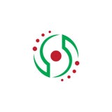 Abstrakter Kreisstrudel-Logoentwurf lizenzfreie abbildung Abstrakter Kreisstrudel-Logoentwurf lizenzfreie abbildung
