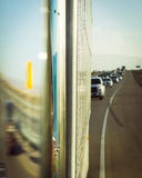 Abstrakter Transport und Verkehrskonzeptfahrer POV lizenzfreies stockfoto Abstrakter Transport und Verkehrskonzeptfahrer POV lizenzfreies stockfoto