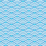 Abstraktes Blau bewegt nahtloses Muster wellenartig Stockfotografie Abstraktes Blau bewegt nahtloses Muster wellenartig Stockfotografie
