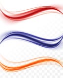 Abstrato alise a coleção das ondas ilustração royalty free Abstrato alise a coleção das ondas ilustração royalty free