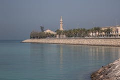 Abu Dhabi : entre le désert et l'océan photo stock Abu Dhabi : entre le désert et l'océan photo stock