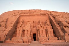 Abu Simbel - Tempel van Koning Ramesses II stock foto's Abu Simbel - Tempel van Koning Ramesses II stock foto's