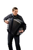 Accordion player. Royalty Free Stock Images Accordion player. Royalty Free Stock Images