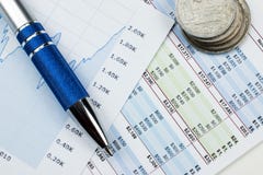 Accounting concept with charts and graphs royalty free stock images Accounting concept with charts and graphs royalty free stock images