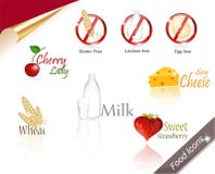 Accumulazione dell'icona dell'alimento royalty illustrazione gratis Accumulazione dell'icona dell'alimento royalty illustrazione gratis