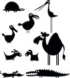 Accumulazione divertente degli animali illustrazione di stock Accumulazione divertente degli animali illustrazione di stock