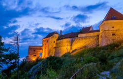 Achitectural detail of Rasnov fortress Stock Photography Achitectural detail of Rasnov fortress Stock Photography
