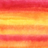Achtergrond van de waterverf de gestreepte gradiënt - sinaasappel, geel roze, royalty-vrije illustratie Achtergrond van de waterverf de gestreepte gradiënt - sinaasappel, geel roze, royalty-vrije illustratie