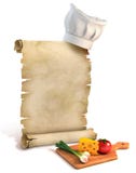 Achtergrond voor recepten, kokende uiteinden, menu vector illustratie Achtergrond voor recepten, kokende uiteinden, menu vector illustratie