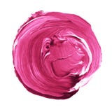 Acryldiecirkel op witte achtergrond wordt geïsoleerd Roze, lichtpaarse ronde waterverfvorm voor tekst Element voor verschillend o royalty-vrije stock fotografie Acryldiecirkel op witte achtergrond wordt geïsoleerd Roze, lichtpaarse ronde waterverfvorm voor tekst Element voor verschillend o royalty-vrije stock fotografie