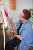 Active senior paints a picture in Leisure