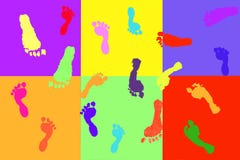 Footprint rug Footprint rug