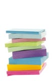 Adhesive kolorowy papier stos obraz royalty free Adhesive kolorowy papier stos obraz royalty free