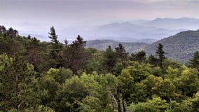 View atop Poke O Moonshine Mountain New York stock photos View atop Poke O Moonshine Mountain New York stock photos