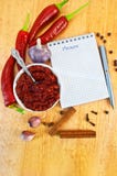 Adjika With Fresh Peppers Royalty Free Stock Images Adjika With Fresh Peppers Royalty Free Stock Images