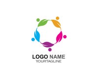 Adoption,community and social care Logo template vector stock illustration Adoption,community and social care Logo template vector stock illustration