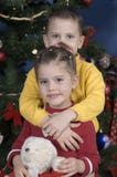 Adorable Kids With The Holiday Spirit Royalty Free Stock Photography