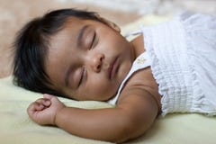 Adorable Sleeping Indian Baby Stock Photography Adorable Sleeping Indian Baby Stock Photography