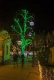 Advent in Zagreb - Night view from the Strossmayer Promenade at royalty free stock photo Advent in Zagreb - Night view from the Strossmayer Promenade at royalty free stock photo