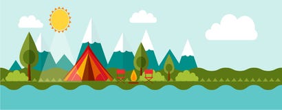  Campground Stock Illustrations 976 Campground Stock 