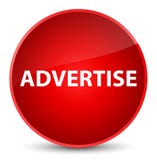 Adverteer elegante rode ronde knoop vector illustratie Adverteer elegante rode ronde knoop vector illustratie